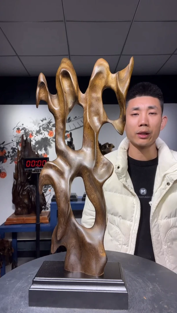 【闪购商品】金丝楠木雕金丝楠木工艺品摆件