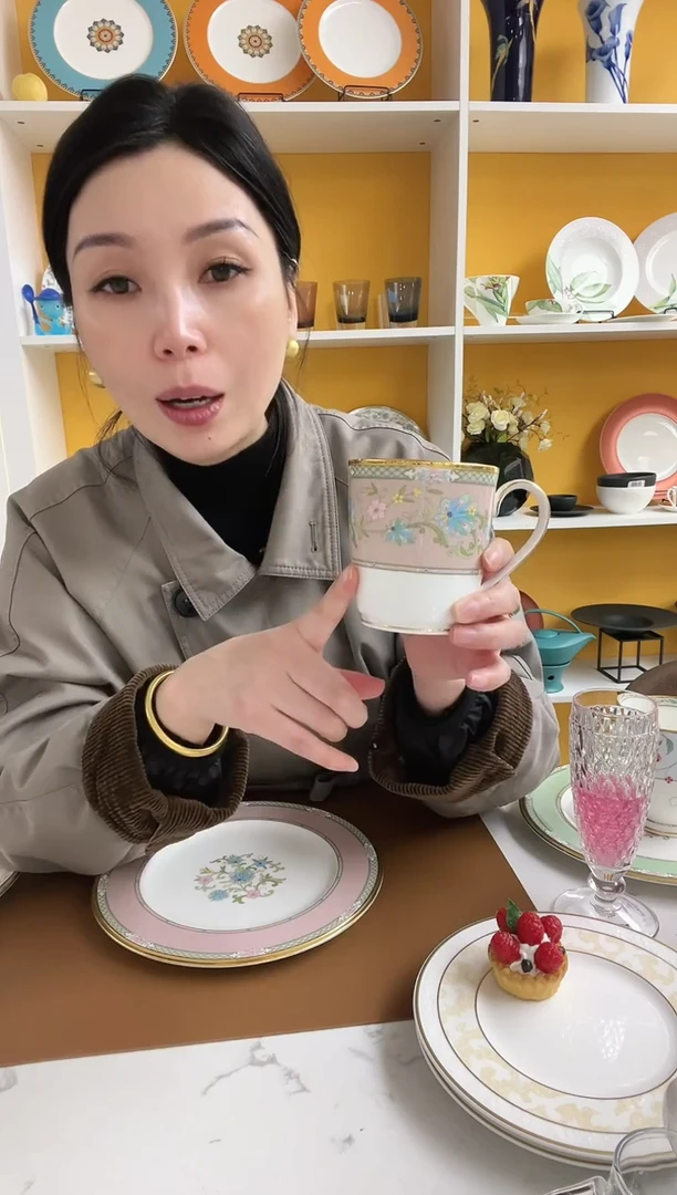 瓷则武 吉野樱花马克杯