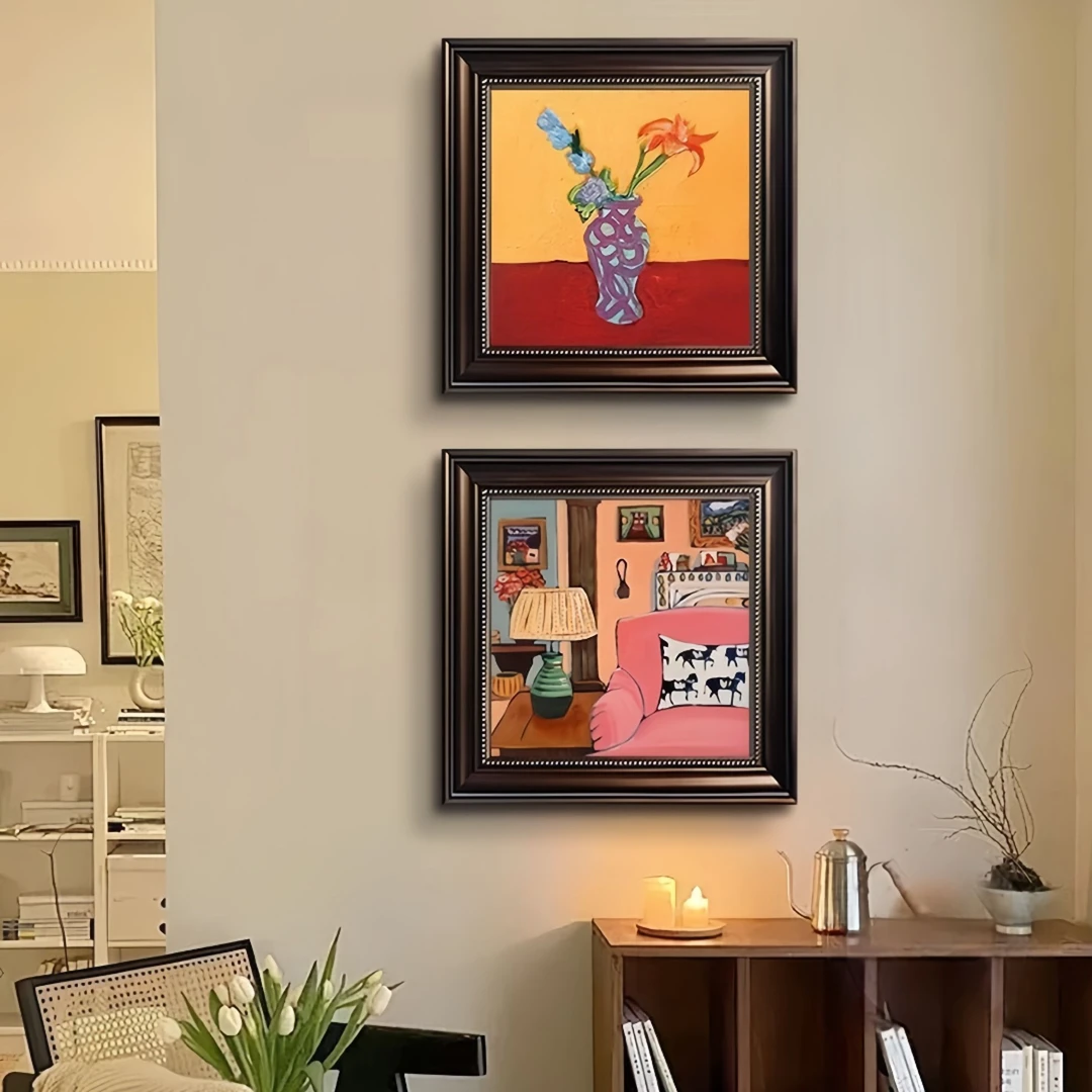 马蒂斯抽象客厅装饰画局部高级小众艺术复古画壁画餐厅卧室挂画