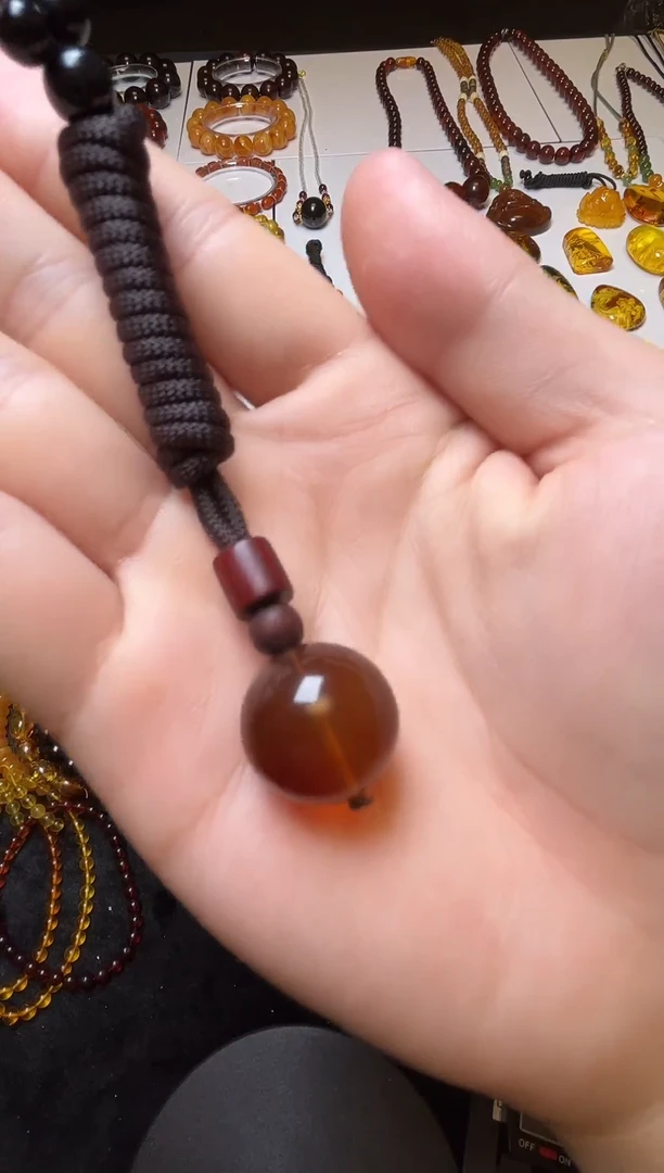 琥珀吊坠(不含链)未镶嵌琥珀