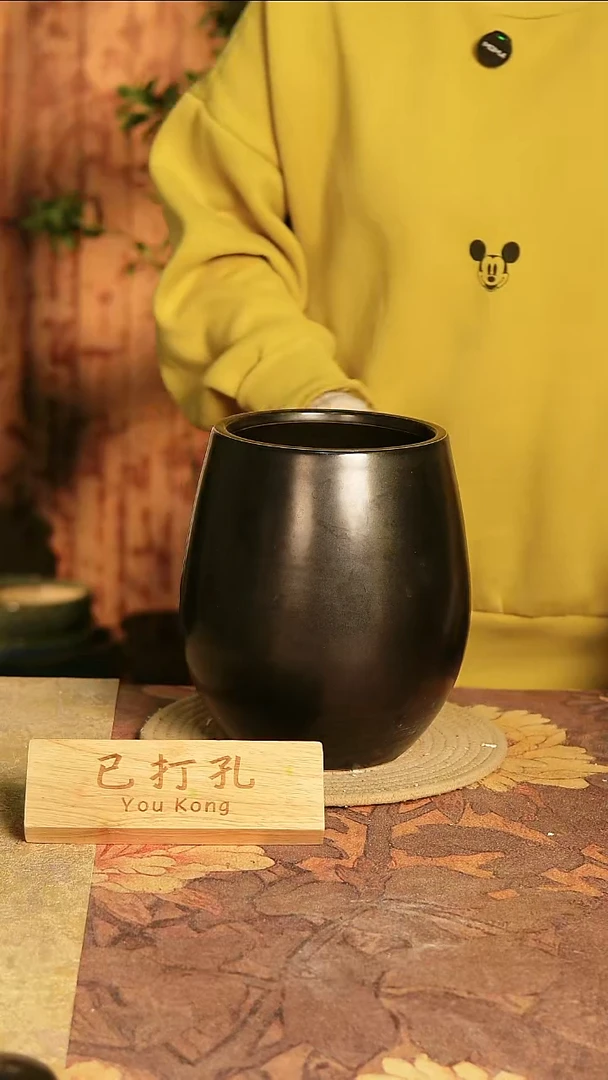 陶瓷19-160高22口13误差2已打孔孤品