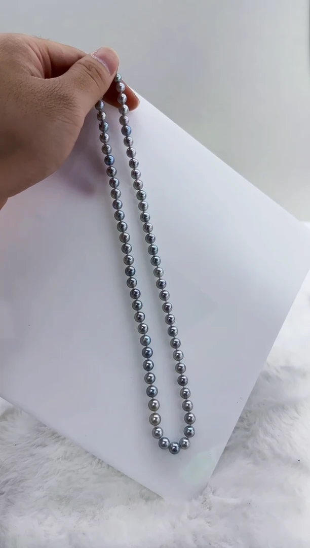 未镶嵌海水珍珠DA珍珠串链6-7 y262
