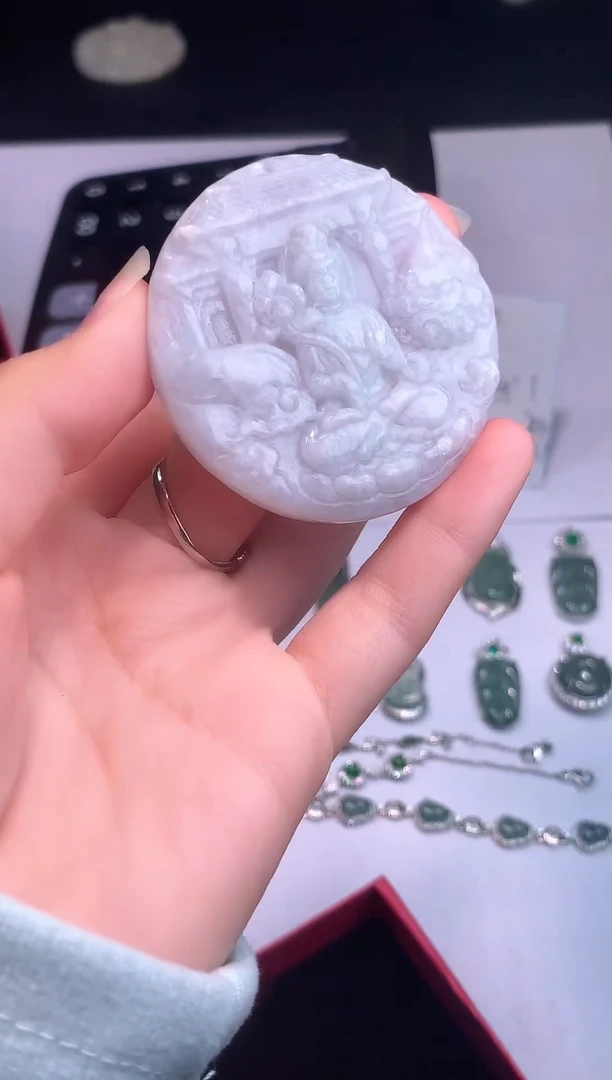 颈饰未镶嵌翡翠0芹0翡翠珠宝764