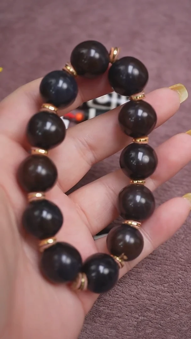 未镶嵌颈饰玛瑙/玉髓A****s蚀花玛瑙珠定制编绳