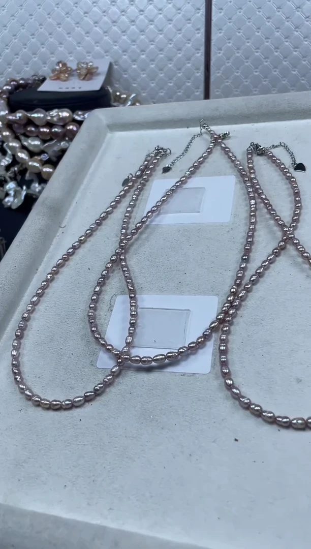 淡水珍珠未镶嵌项链【纯恬珍珠】（多样性发货发一）