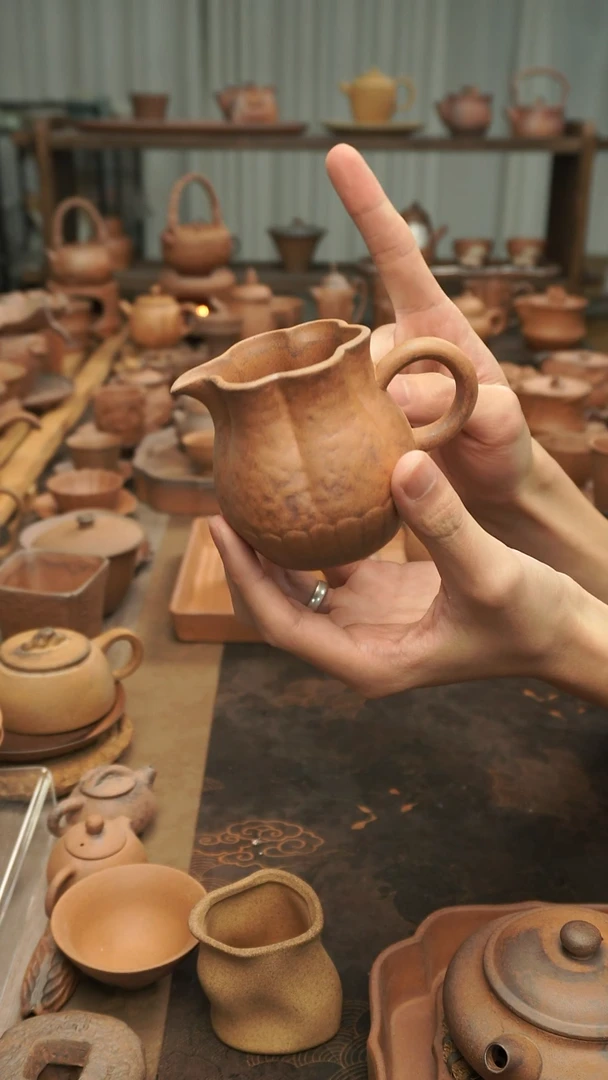 老岩泥原矿料老岩泥  万花公道杯125ml