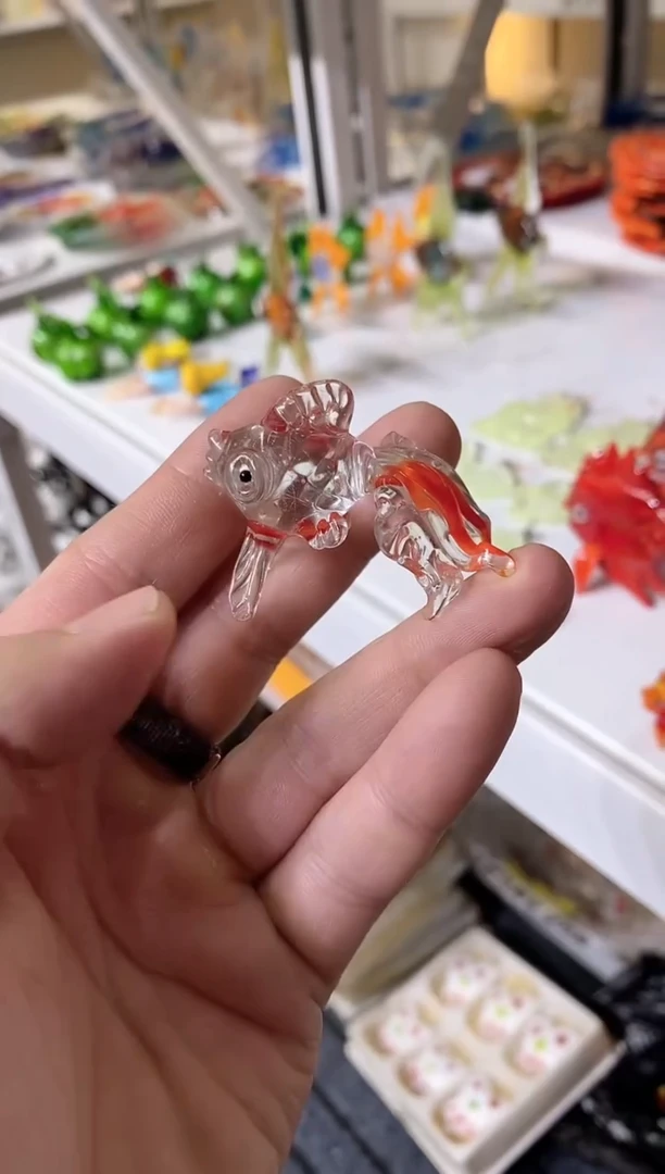 手工艺品琉璃金鱼