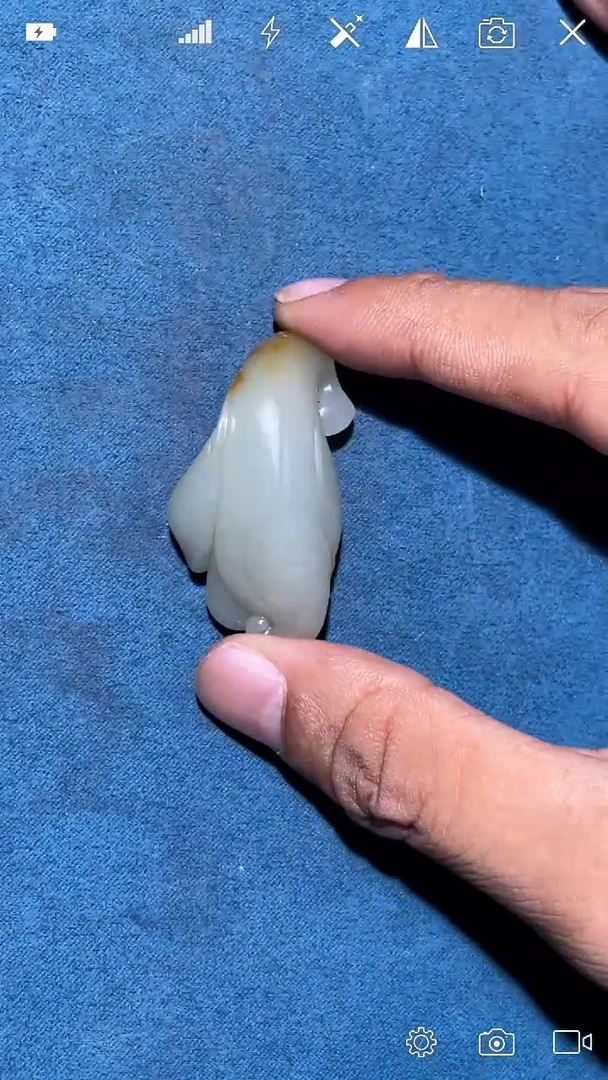 未镶嵌和田玉把件YY   玉兰花