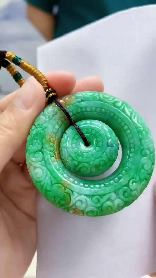 未镶嵌定制翡翠5167lr-毛货挂件63