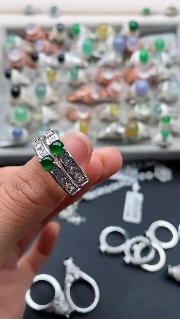 未镶嵌戒指翡翠7777777+2