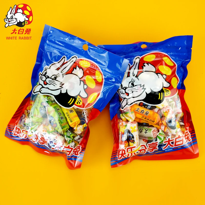 大白兔原味奶糖袋装128g上海特产糖果结婚喜糖伴手礼休闲零食