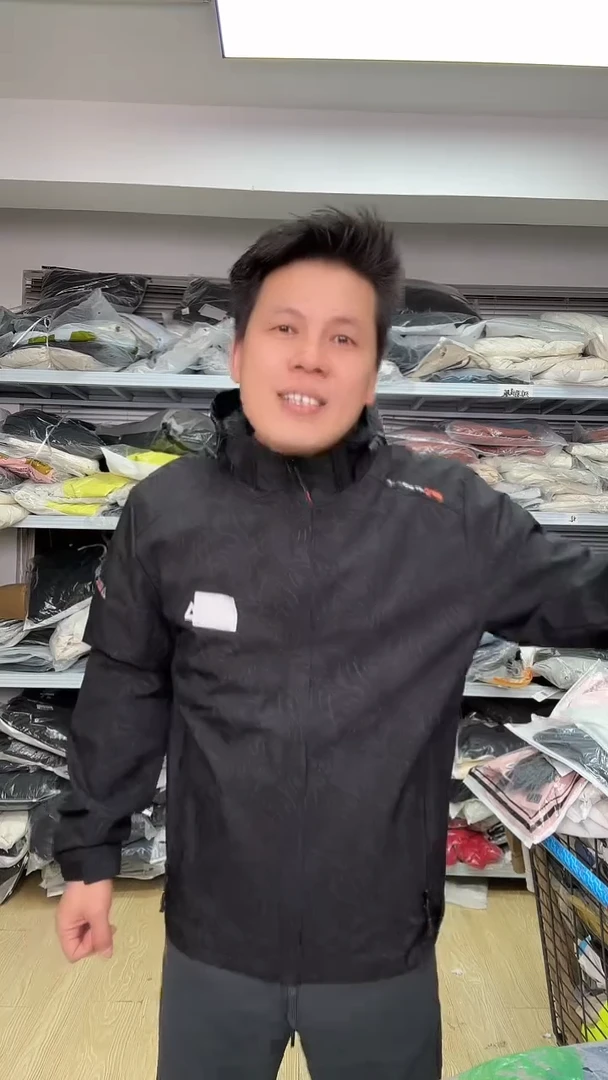 458编码保暖男士加厚黑金棉服