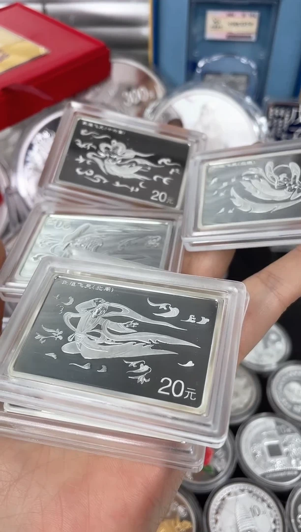 【闪购商品】纯银2000敦煌藏经洞银币1盎司6枚原证盒