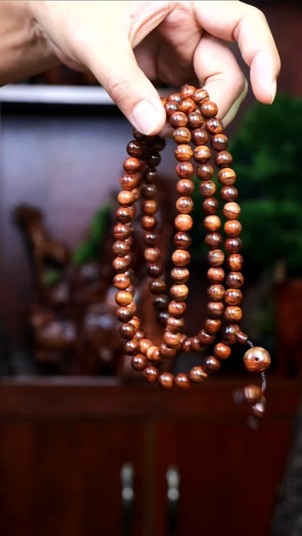 黄花梨/降香黄檀手串/手链海南黄花梨1.0*108手串