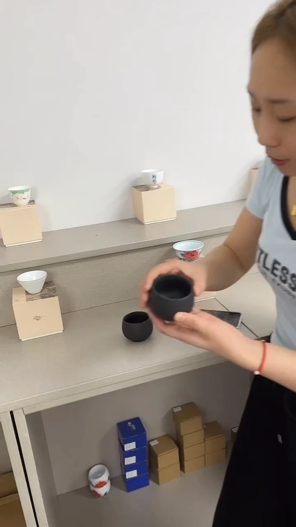 景德镇高温瓷微瑕紫陶