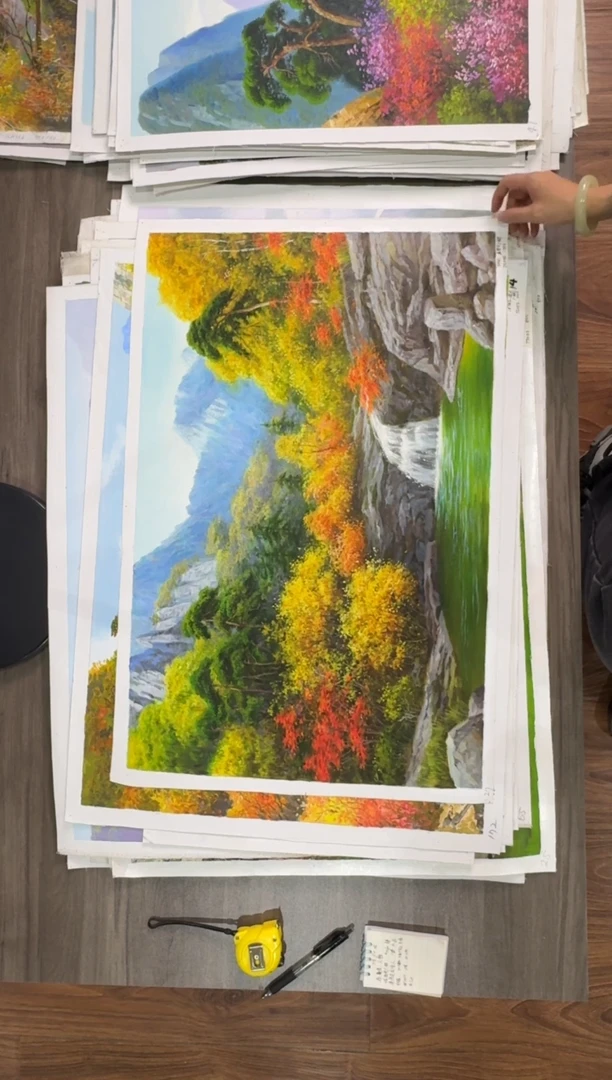油画【44号】约50*70cm丨朝鲜原创纯手绘孤品油画丨顺丰包邮