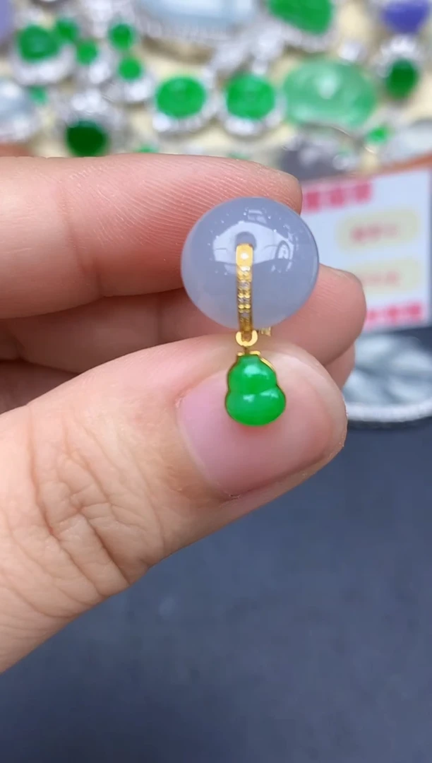 18K金镶嵌戒指翡翠358-中国好珍宝