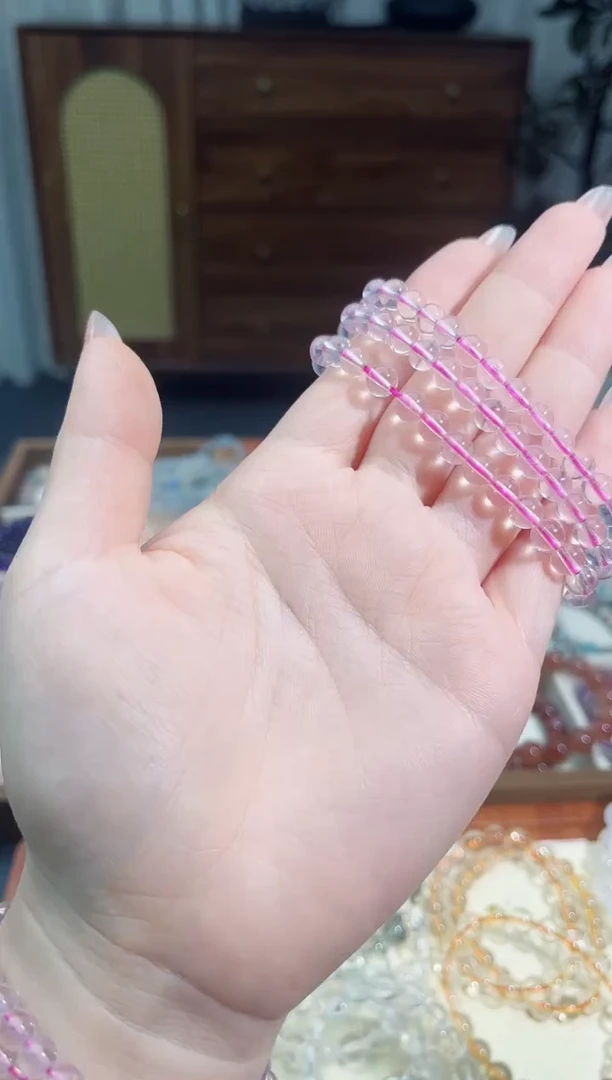 【闪购商品】水晶手串未镶嵌水晶多圈手串多样性发其一