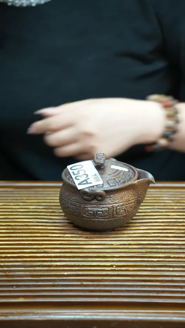 万古烧粗陶手工茶具