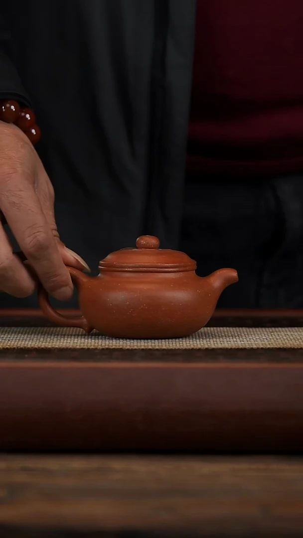 茶壶紫砂微瑕150容量仿古红黄泥