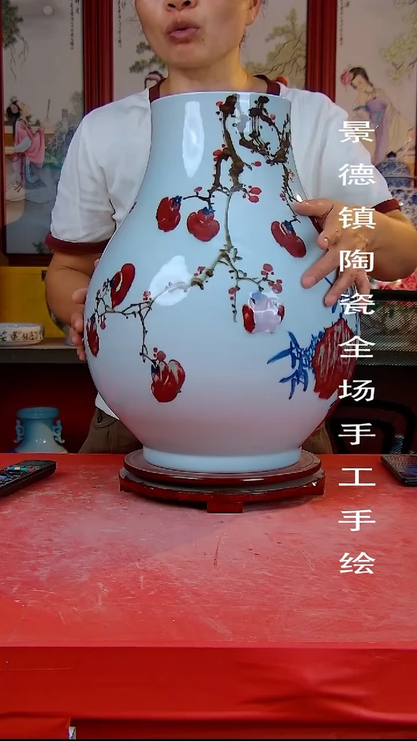 摆件景德镇陶瓷 全场手工手绘