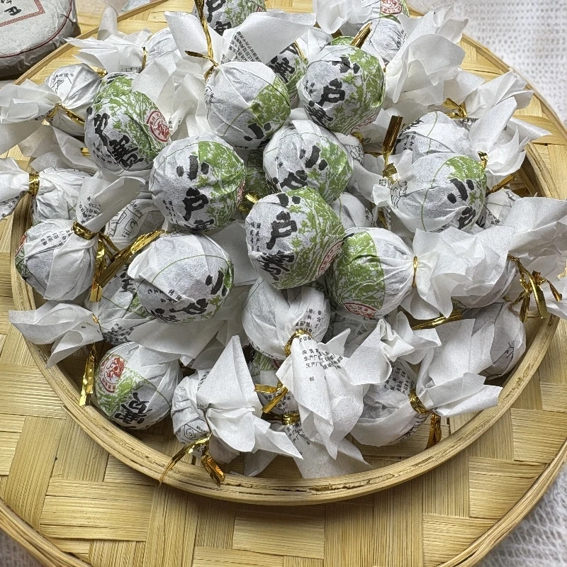 2023年小户赛 手工龙珠 普洱茶 生茶 春茶