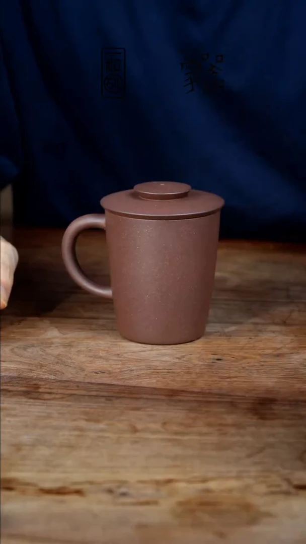 茶壶紫砂器象紫泥盖杯