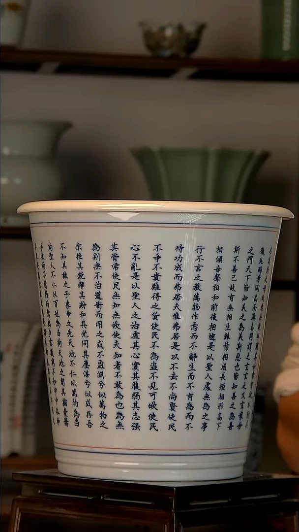 景德镇陶瓷手工花盆