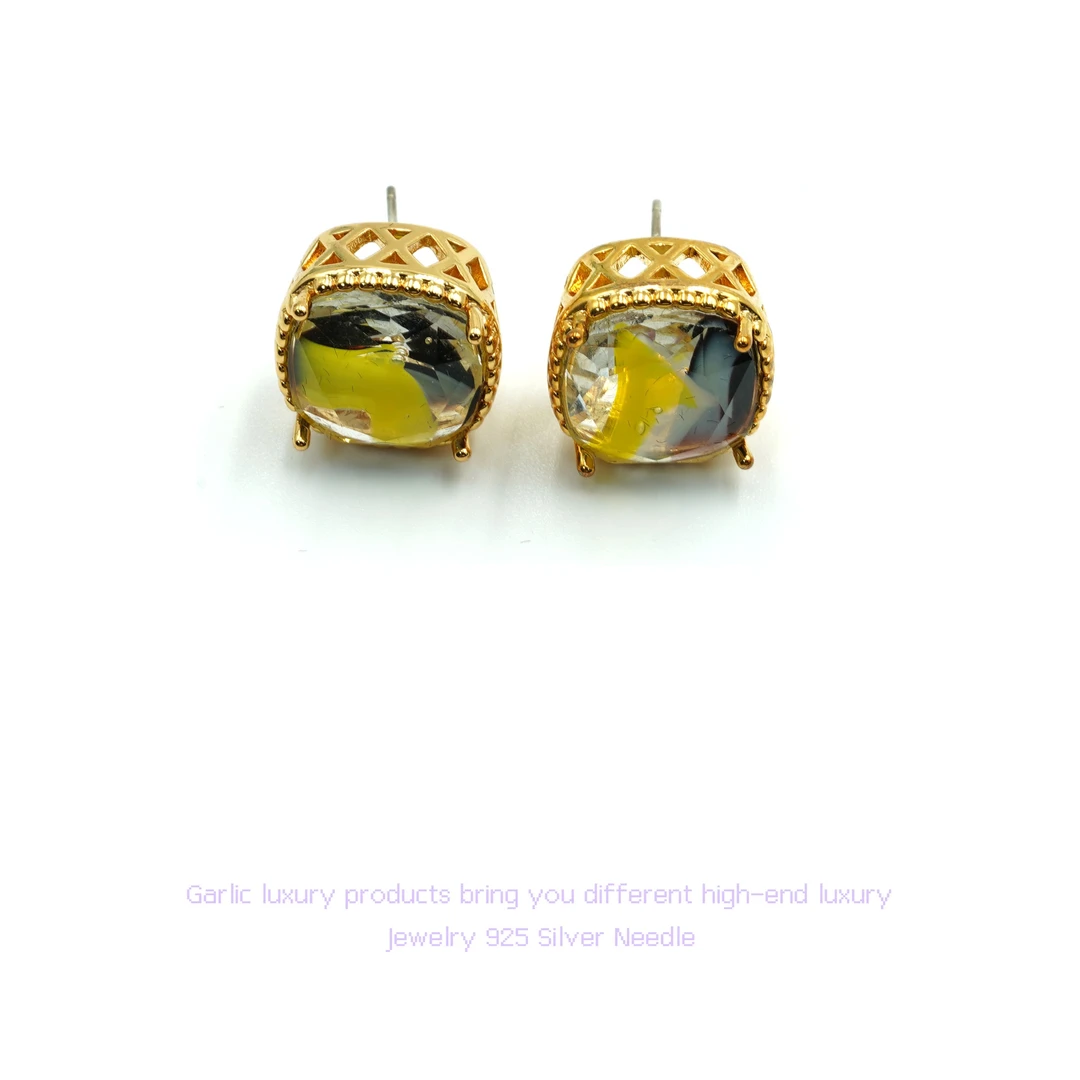 铜合金耳饰 设计师款耳饰~5227