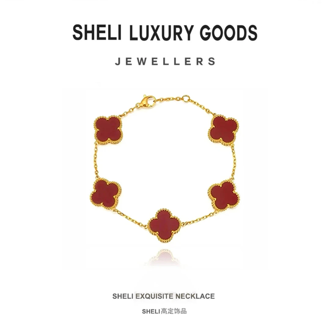 镀K金 精致四叶草手链时尚高级感轻奢气质