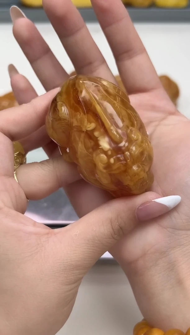 裸石琥珀未镶嵌琥珀蜜蜡吊坠