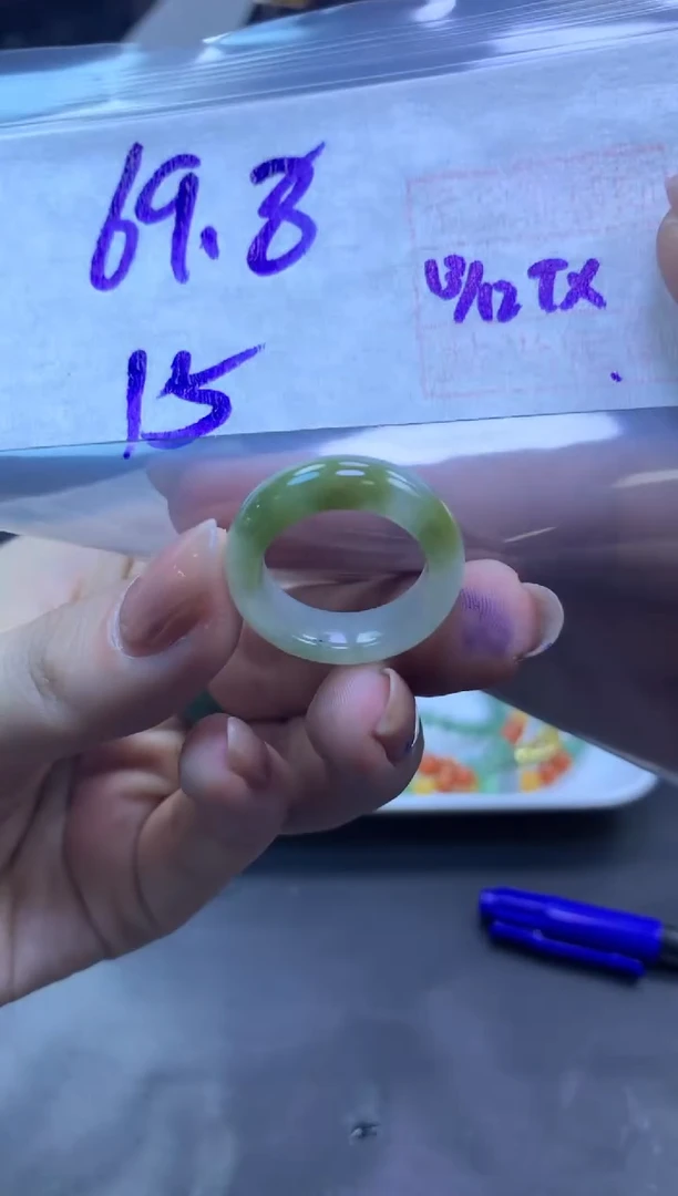 未镶嵌定制翡翠全30戒圈15#69.8元毛货需抛光