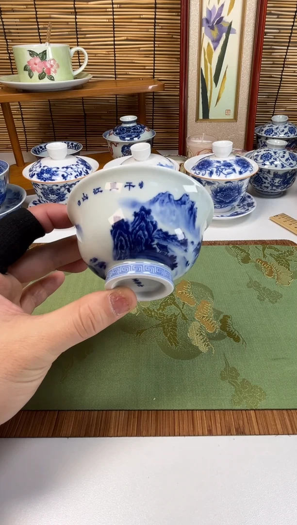 千里江山压手杯1