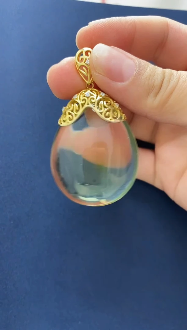 裸石琥珀未镶嵌吊坠