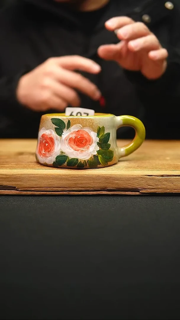 @@陶园瓷舍@@纯手工手绘@高温釉下彩