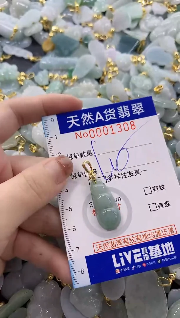 颈饰未镶嵌翡翠天然A货翡翠