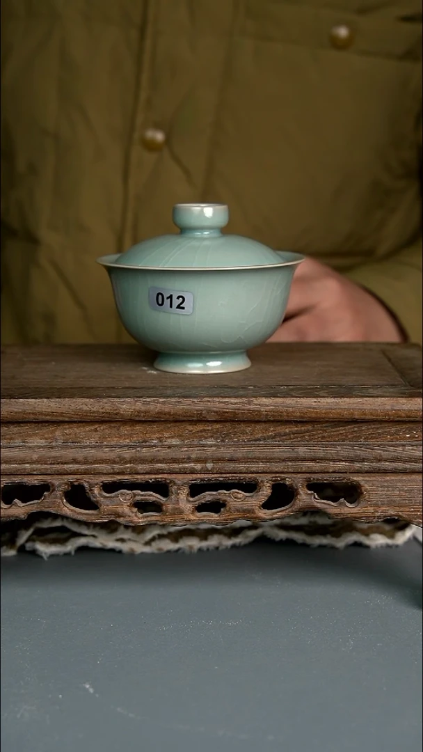 【闪购商品】杯012号仿古小乔盖碗微瑕开片