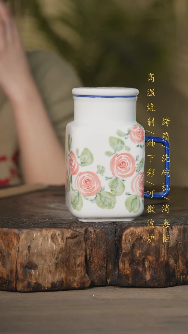 【闪购商品】碗景德镇高温釉下彩可微波烤箱洗碗机