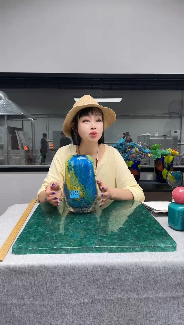 0138G慕忆家手作琉璃高口