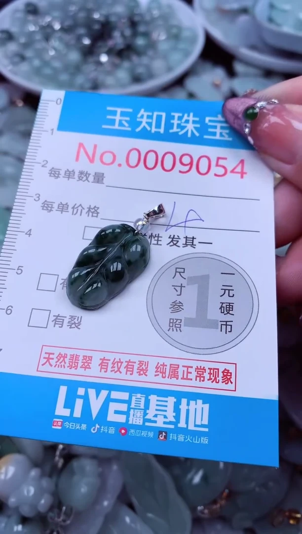 吊坠(不含链)未镶嵌翡翠9054