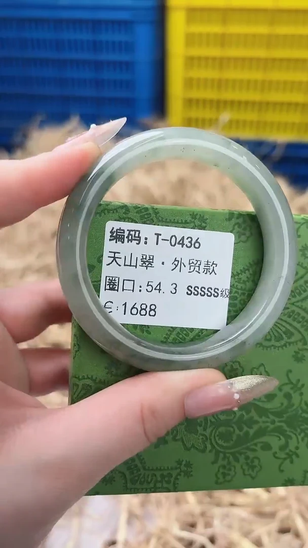 未镶嵌手镯石英质玉T-0436