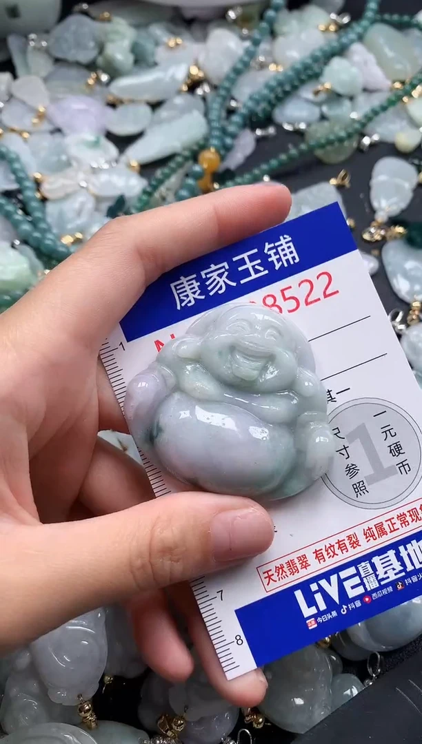 翡翠未镶嵌吊坠(不含链)8522