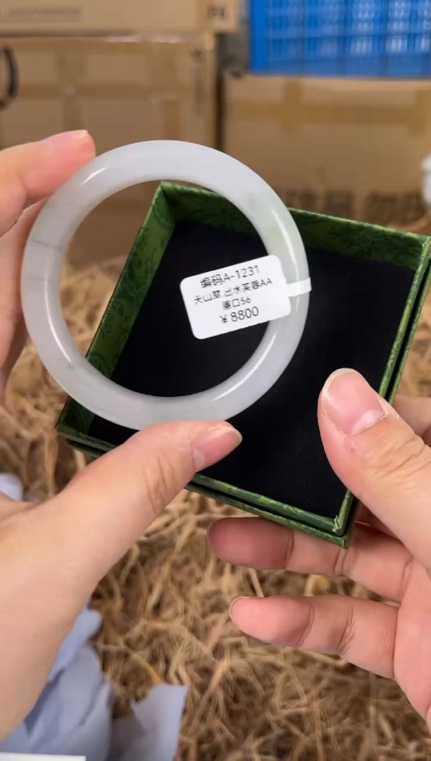 未镶嵌手镯石英质玉编码A1231