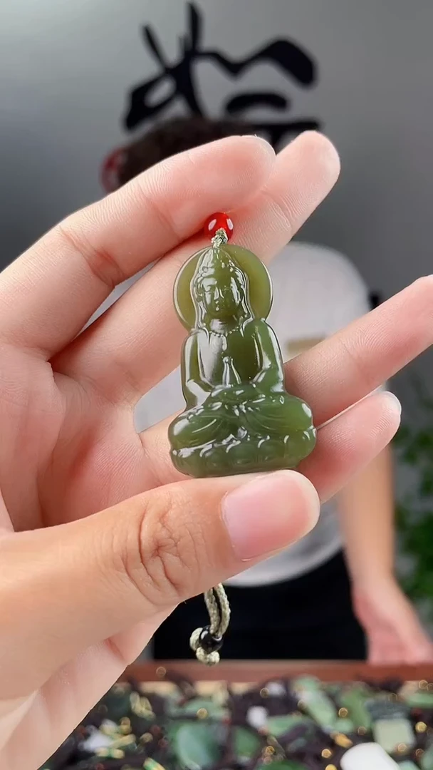 和田玉未镶嵌颈饰拍一发一，多样性发货