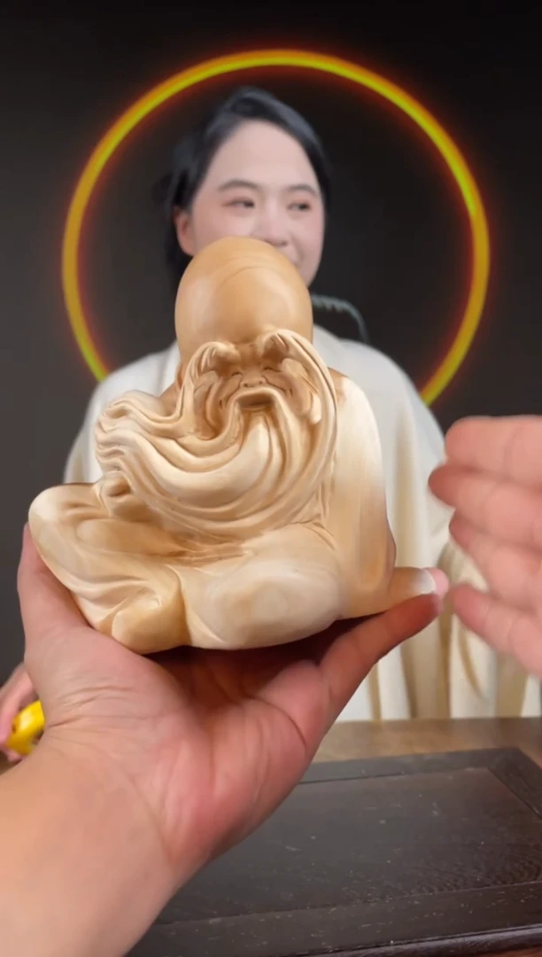 柏木（崖柏）手工摆件,先抢先得! 编号:33