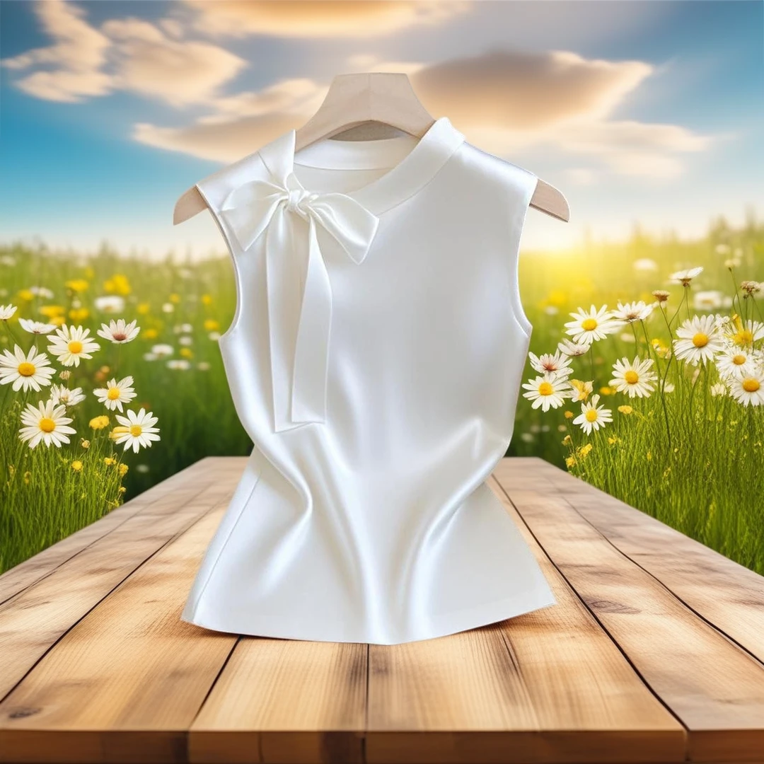 新款夏季高级轻奢洋气时尚气质短袖上衣T恤女超好看百搭炸街背心