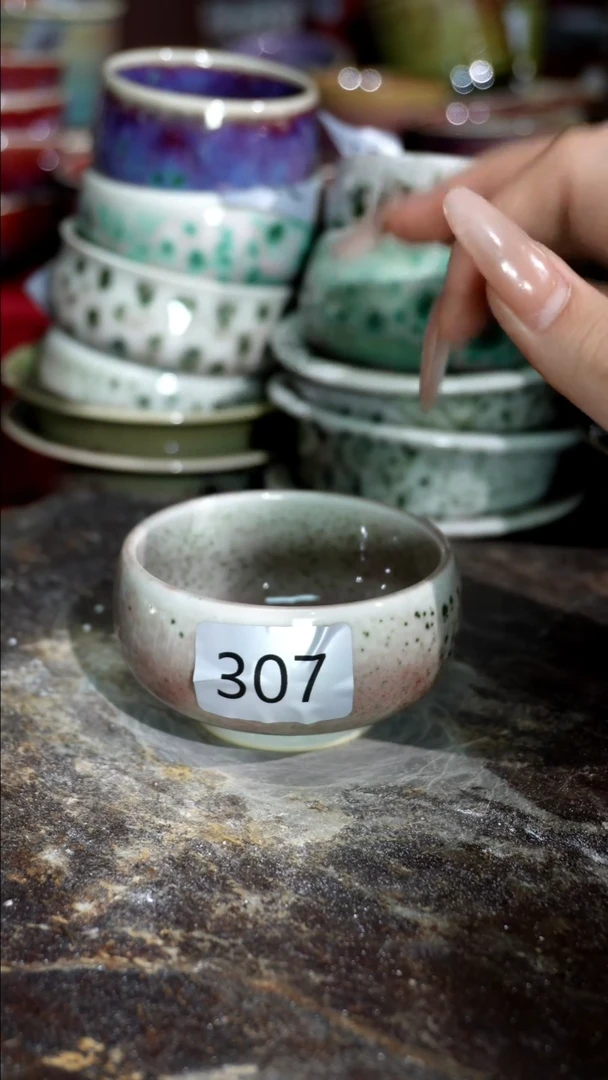 摆件精品窑变钧瓷茶器