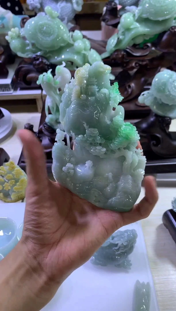 未镶嵌摆件翡翠用****3翡翠摆件