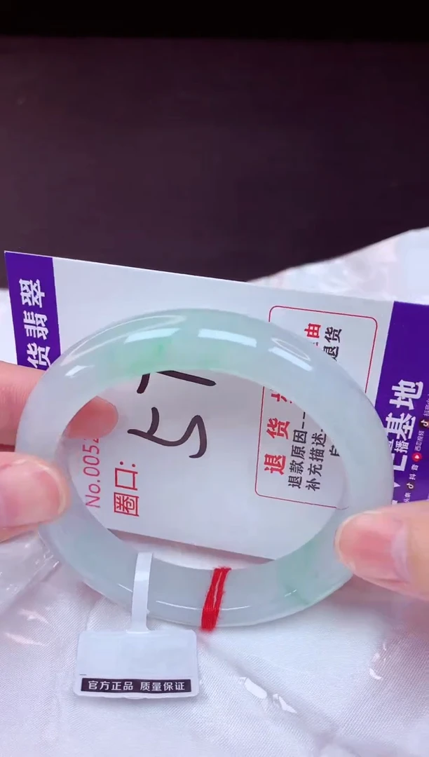 未镶嵌手镯翡翠57（48小时鉴赏期 ）