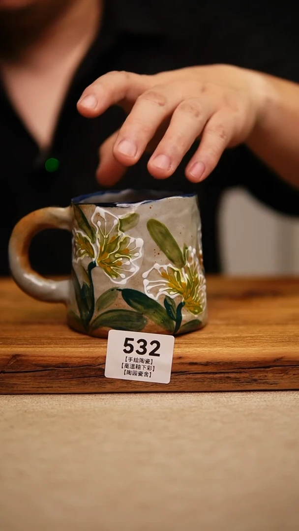 @@陶园瓷舍@@纯手工手绘@高温釉下彩